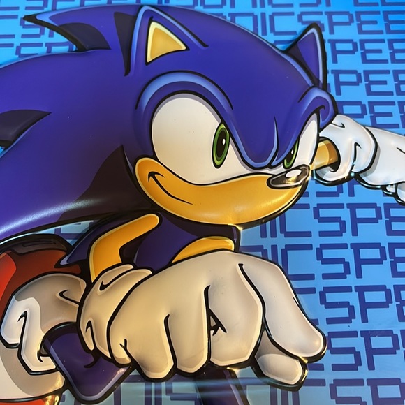 Rare Sonic the Hedgehog Pop Creations framed. - Picture 3 of 4